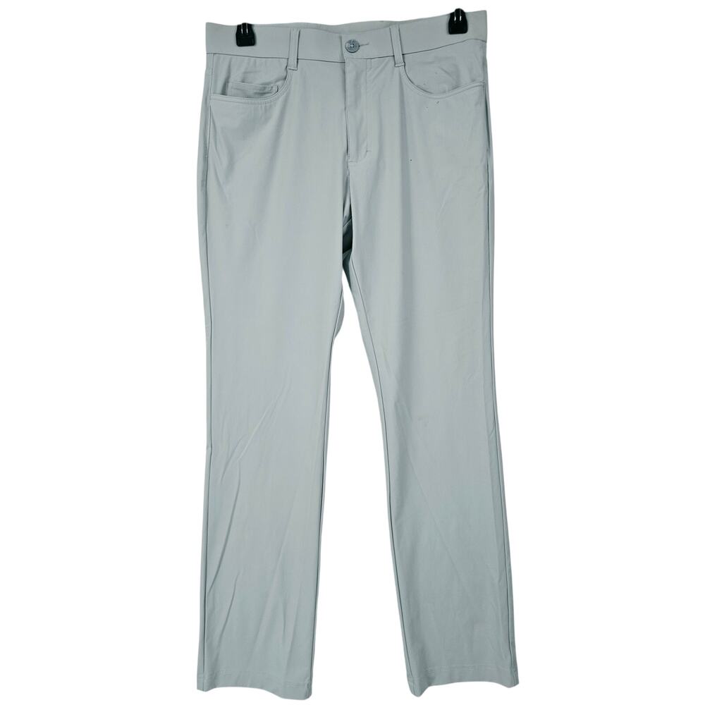 Callaway Premium Flat Front Tapered Fit 5-Pocket Golf Pant Gray Men's 32x30 4217